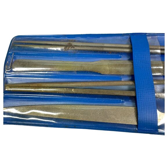 Vintage West Germany Key Files Set of 7 Files in Case - Picture 3 of 3